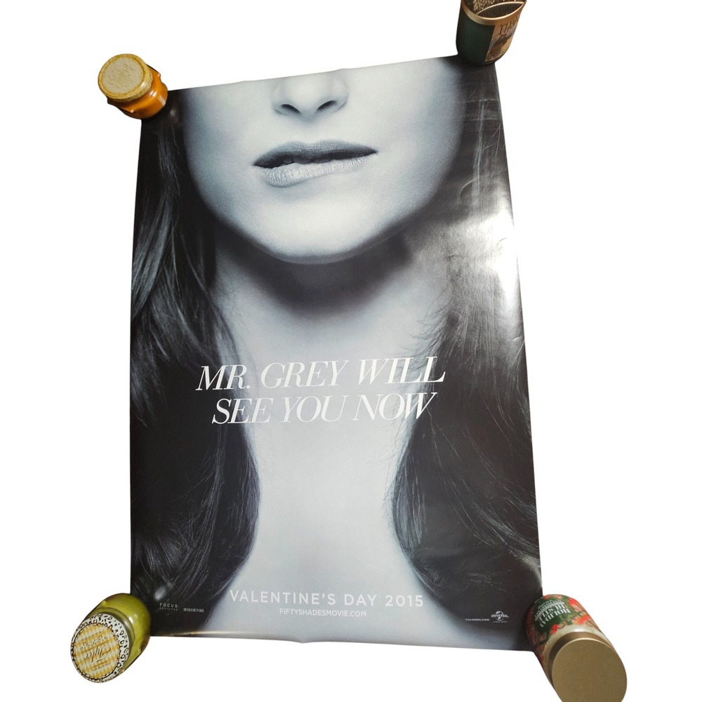 Fifty Shades of Grey 2015 Promo Poster 27x40 Dakota Johnson Jamie Dornan D/S